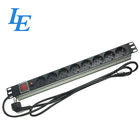 250VAC 19 Inch Server Rack PDU With C14 Inlet