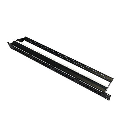 RJ45 Jacks Network Patch Panel for Networking and Network Cabling System 1U Height