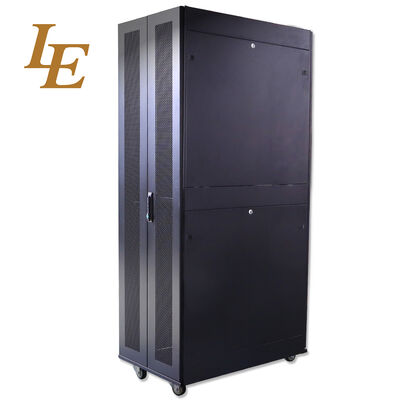 Server Rack Cabinet 42U 19 Inch Floor Standing Network Rack Cabinet with Multiple Depth Options and Durable Surface Treatment