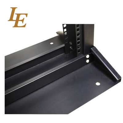Open Server Rack Cabinet 19 Inch 18U to 47U Adjustable Depth Cold Rolled Steel Network Rack with Powder Coated Finish