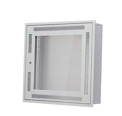 High Quality 19" 12U 600x150mm 600x300mm Non-Recessed Tempered Glass Front Door SOHO ONU/ONT Wall Mounted Cabinet RAL7035 Grey