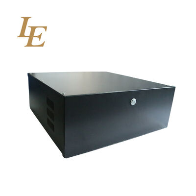 18"x18"x5" Low Price DVR Lock Boxes Driver Status Monitor Wall Mount DVR Lockbox 5U 6U Security DVR Lockbox Enclosure RAL9004 Black 