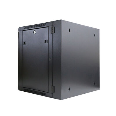 LE 4U Wall Mount Server Rack Cabinet 19 Inch Network Cabinet IEC297-2 SPCC Cold Rolled Steel Single Section Welded Frame IP20