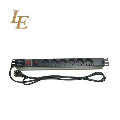 19 inch 8 ports german standard double break switch power distribution unit pdu rack power distribution unit