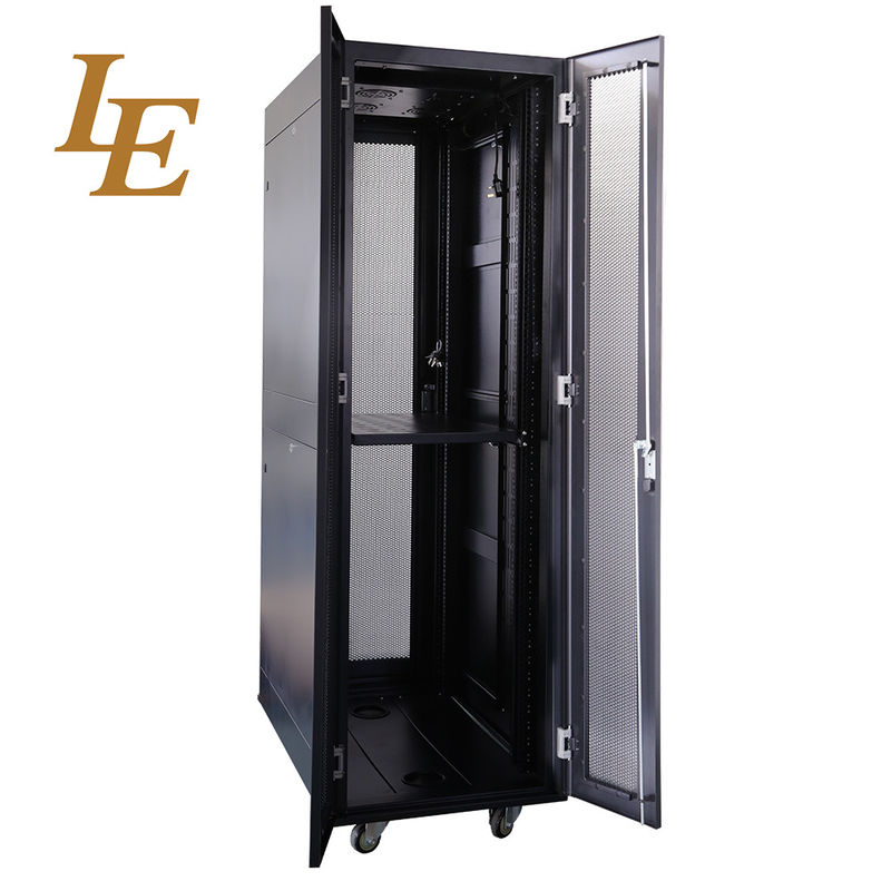 SPCC Black 42U Enclosed Server Rack Cabinet