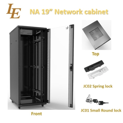 SPCC Kaltgewalztes Stahl 42u Server-Rack-Schrank Netzwerk-Schrank Ip20
