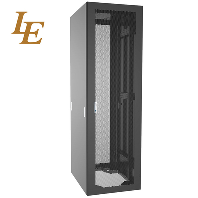 27U Standard 19 Zoll Rechenzentrum Server-Rack 42U Boden Stehende Glas Tür Netzwerk Schrank