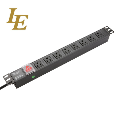 19 Zoll USA Horizontale vertikale Installation125V 50/60Hz 15A Verteilergerät für Netzwerkserver-Racks
