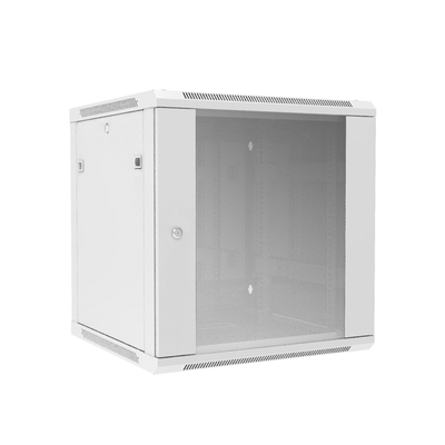 12U 19-Zoll Serverschrank Ral7035 abschließbarer Wandmontage Serverraum Rack-Schrank