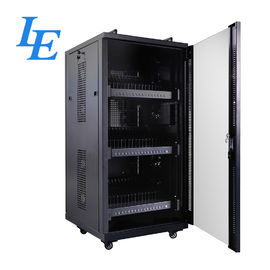 Des USB-Server-Gestell-Kabinett-IP20 Aufladungsgriffe kabinett-Ventilator-des System-zwei auf die Oberseite