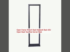 Öffneter Rahmen 19-Zoll-Rack Netzwerk-Rack 42U-Offener Rack Zwei Postserver-Rack