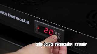 Digitaler Netzwerkschrank-Thermostat